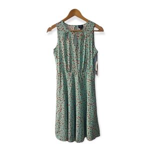 NWT Savile Row Dress Mint Green with Chili Pepper Print.  Size 4.  Has P…